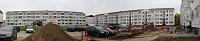  Panorama over blok 42, 43 og blok 49 ses på den anden side. Nu er der ikke meget tilbage af det gamle.
